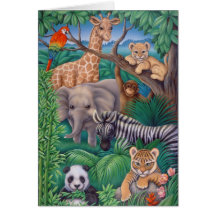 Animal Kingdom Greeting Card