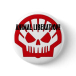 Animal Liberation! Pinback Button