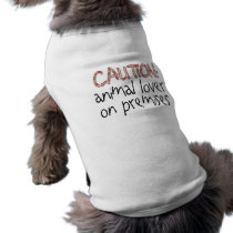 Animal Lover On Premises pet clothing