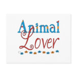 Animal Lover (red/blue) Postcards