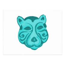 Animal masque animal masques cartes postales