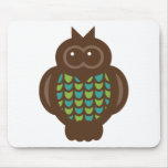 Animal mignon de bande dessinée d'oiseaux d'oiseau tapis de souris