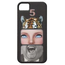 Animal Mouth Mask iPhone 5 Cases