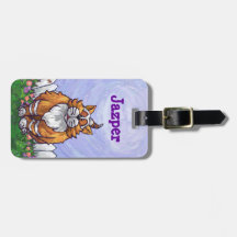 Animal Parade Ginger Cat Luggage Tags