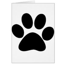 Animal Paw Card