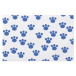 Animal Paw Print Pattern. Blue and White. Personalized Flyer