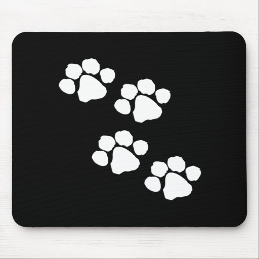 Animal Paw Prints Mousepads