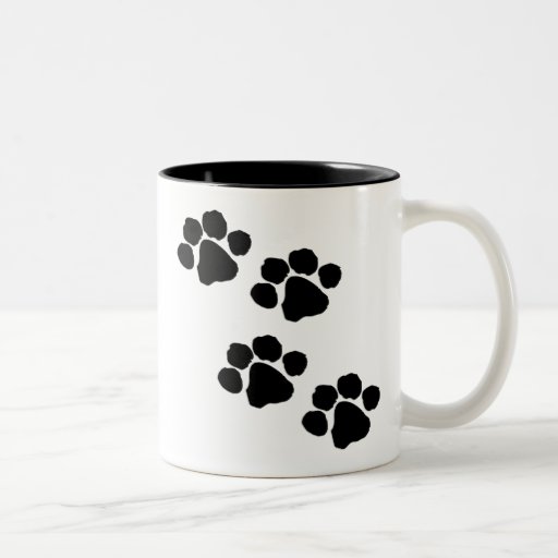 Animal Paw Prints Mugs