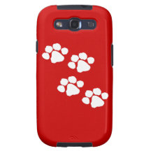 Animal Paw Prints Samsung Galaxy SIII Covers