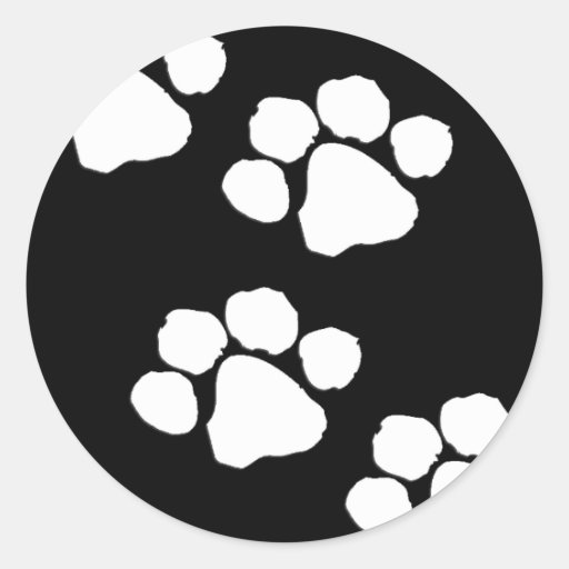 Animal Paw Prints Sticker