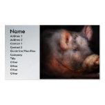 Animal - porc - nombre porcin deux carte de visite