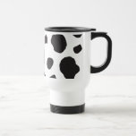 Animal Print Fur Skin Cow White, Black Mugs
