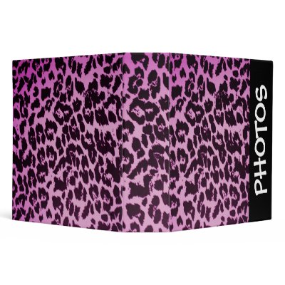 Animal print photo album binder by urziemarie