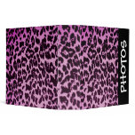 Animal print photo album binders
