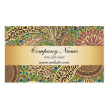 Animal Print Pocket 2013 Calendar Business Card