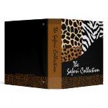 Animal Print Safari Collage Designer Photo Album Binder