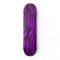 Animal Print Zebra Black and Purple