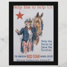 Animal Relief World War II Flyer Design