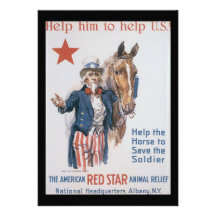 Animal Relief World War II Invitations