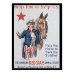 Animal Relief World War II Post Card