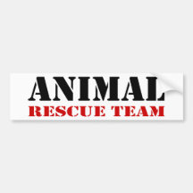 Animal Rescue Team Bumper Sticker