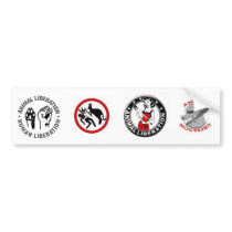 Animal Rights (4 in 1) Bumper Sticker
