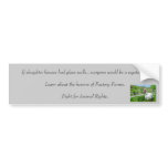 Animal Rights Bumper Sticker