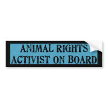 Animal Rights Bumper Stickers