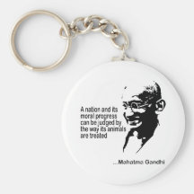 Animal Rights Key Chain