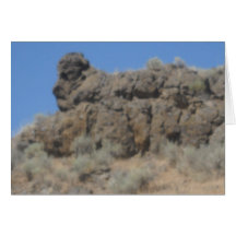 Animal Rock Formation Greeting Cards
