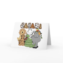 Animal Safari Greeting Cards