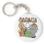 Animal Safari Key Chains