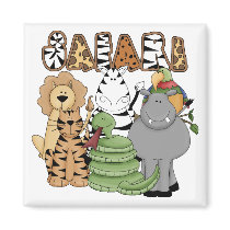 Animal Safari Fridge Magnet