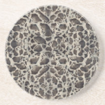 Animal safari print series - oscelot beverage coaster