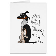 Animal sauvage d'AM Carte De Vœux