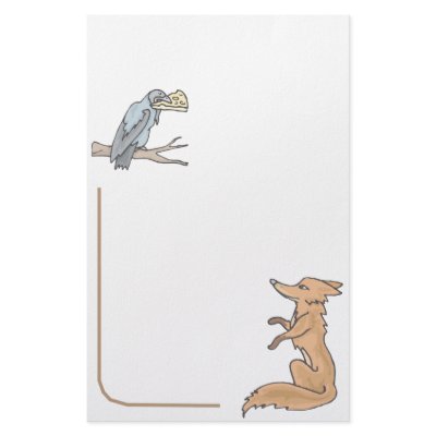 Animal Stationary Pet Lovers Fox Stationary Stationery by UTeezSF