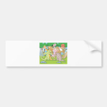 Animal Teamwork Bumper Sticker