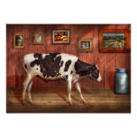 Animal - The Cow Personalized Announcements