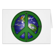 Animal World Coexist Greeting Card
