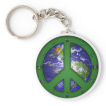 Animal World Coexist Keychain