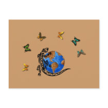 Animal World Postcard