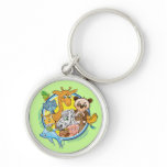 Animals 2 All Together - premium keychain