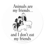 Animals are my friends..and I don't eat my friends