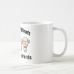 Animals are my friends coffee mugs