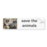 animals bumper sticker
