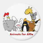 Animals for AIDS Magnet
