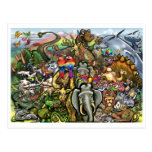 Animals Great & Small Postcard