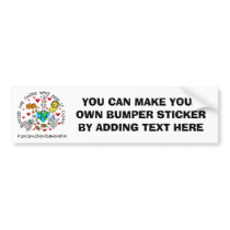 Animals Love the Earth T-shirts and GIfts Bumper Stickers