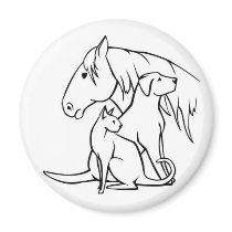Animals Refrigerator Magnet