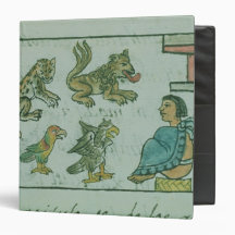 Animals of the Aztec Emperor 3 Ring Binders